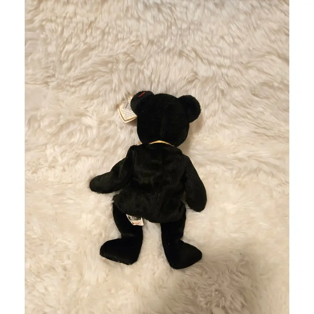 The End Beanie Baby Bear with Tag
